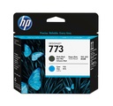 HP 773, HP DesignJet Z6600 Production Printer series, Noir mat, Cyan, C1Q20A, Singapour, 28 mm, 143 mm