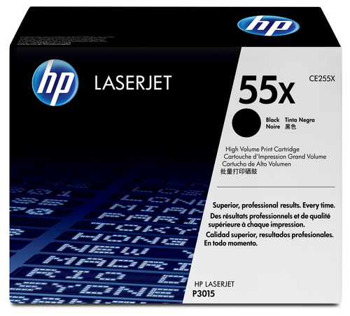 HP 55X toner LaserJet noir grande capacité authentique, 12500 pages, Noir, 1 pièce(s)