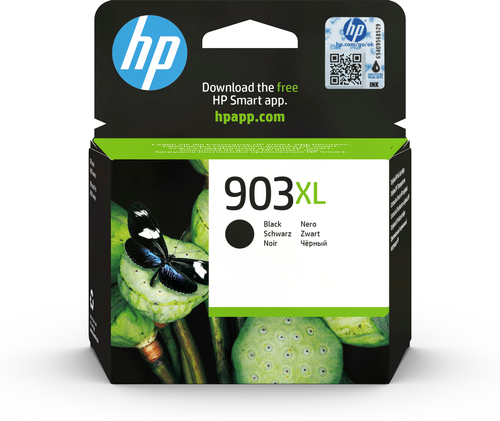 HP 903XL High Yield Black Original Ink Cartridge, Rendement élevé (XL), Noir, Encre à pigments, 20 ml, 1 pièce(s), 750 pages