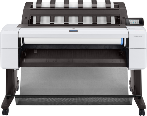 [3EK11A] HP Designjet Imprimante T1600 PostScript de 36 pouces, A jet d'encre thermique, 2400 x 1200 DPI, HP-GL/2, HP-RTL, PDF 1.7, PostScript 3, TIFF, Cyan, Gris, Magenta, Noir mat, Photo noire, Jaune, 1 universal printhead, 914 x 1219 mm