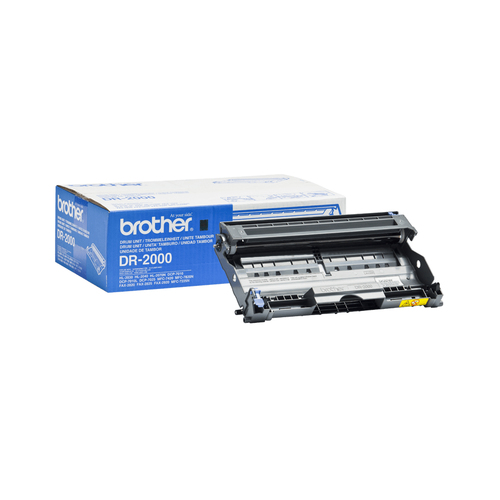 [DR2000] Brother DR-2000, Original, Brother, Brother DCP-7010 / DCP-7010L / FAX-2820 / HL-2030 / FAX-2920 / DCP-7025 / HL-2040 / HL-2070N /..., 1 pièce(s), 12000 pages, Impression laser
