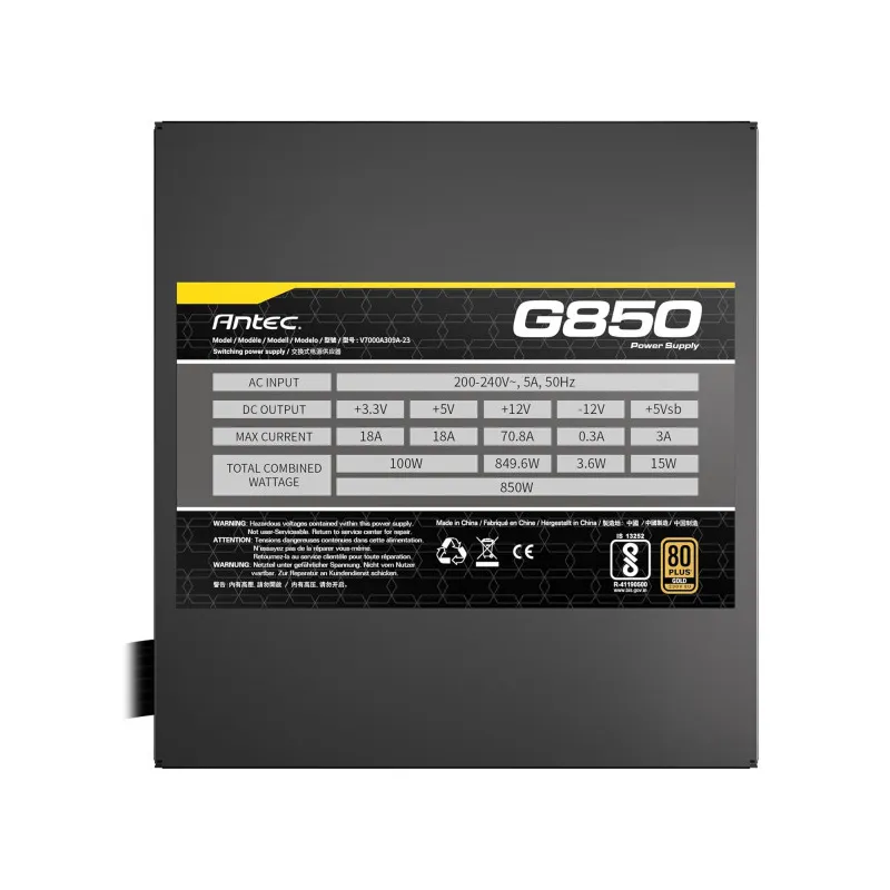 Antec Alimentation PC Atom G850