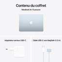 13-inch MacBook Air: Apple M4 chip with 10-core CPU and 8-core GPU, 16GB, 256GB SSD - Sky Blue 