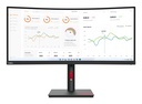 Lenovo ThinkVision T34w-30, 86,4 cm (34”), Wide Quad HD, LED, 6 ms, Noir