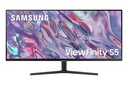 Samsung S50GC, 86,4 cm (34”), UltraWide Quad HD, LED, 5 ms, Noir