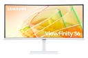 Samsung S65TC, 86,4 cm (34”), UltraWide Quad HD, LED, 5 ms, Blanc