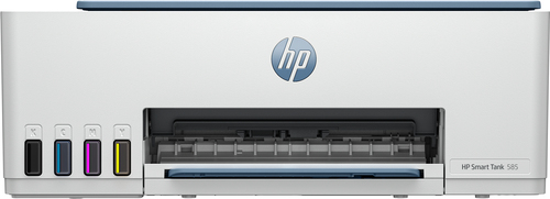HP Smart Tank 585 All-in-One Printer, A jet d'encre thermique, Impression couleur, 4800 x 1200 DPI, A4, Impression directe, Bleu