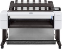 HP Designjet Imprimante T1600 de 36 pouces, A jet d'encre thermique, 2400 x 1200 DPI, HP-GL/2, HP-RTL, PDF 1.7, PostScript 3, TIFF, Cyan, Gris, Magenta, Noir mat, Photo noire, Jaune, 1 universal printhead, 180 pph