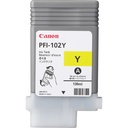 Canon PFI-102Y, Jaune, Encre à pigments, 130 ml