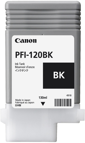 Canon PFI-120BK, Noir, Encre à pigments, 130 ml, 1 pièce(s)