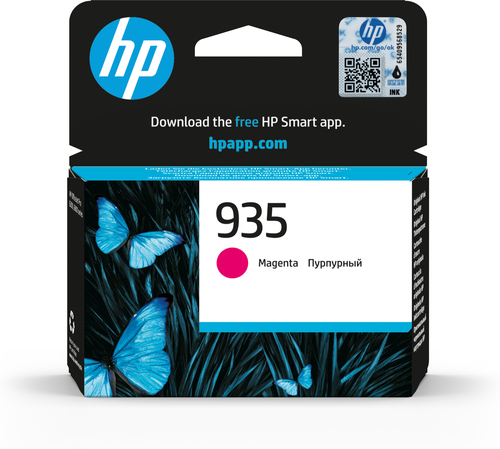 HP 935 Magenta Original Ink Cartridge, Rendement standard, Magenta, Encre à pigments, 4,5 ml, 1 pièce(s), 400 pages