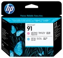 HP 91, HP DesignJet Z6100 Printer series, Jet d'encre, Magenta clair, Cyan clair, C9462A, Singapour, 28 mm