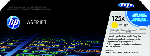 HP 125A toner LaserJet jaune authentique, 1400 pages, Jaune, 1 pièce(s)
