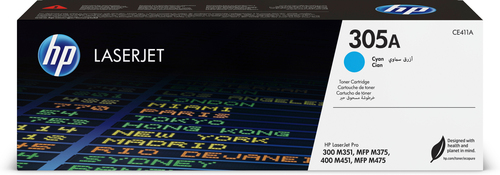 HP 305A toner LaserJet cyan authentique, 2600 pages, Cyan, 1 pièce(s)