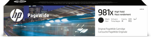 HP 981X cartouche PageWide Noir grande capacité authentique, Noir, 1 pièce(s)