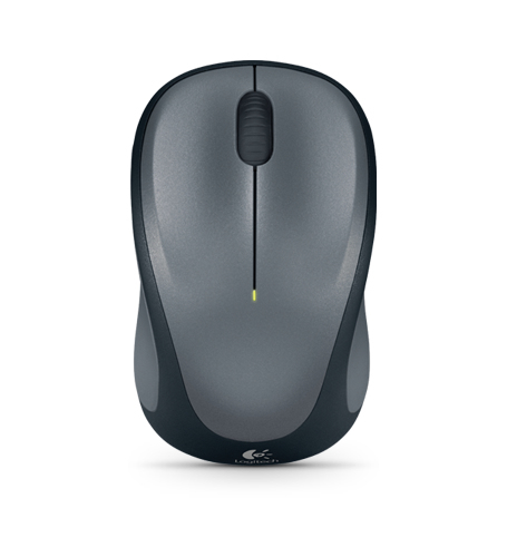 Logitech M235, Ambidextre, Optique, RF sans fil, 1000 DPI, Gris