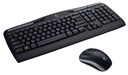 Logitech Wireless Combo MK330, Taille réelle (100 %), Sans fil, USB, AZERTY, Noir, Souris incluse