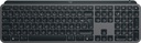 Logitech MX Keys S, Sans fil, RF sans fil + Bluetooth, Commutateur de touche « ciseaux », AZERTY, LED, Graphite