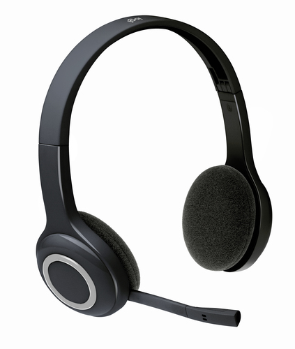 Logitech H600 Wireless Headset, Sans fil, Bureau/Centre d'appels, 40 - 10000 Hz, 105 g, Casque, Noir