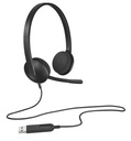 Logitech H340, Avec fil, Bureau/Centre d'appels, 20 - 20000 Hz, 100 g, Casque, Noir