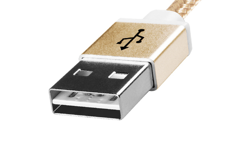 ADATA 1m, USB2.0-A/USB2.0 Micro-B, 1 m, USB A, Micro-USB B, USB 2.0, Mâle/Mâle, Or