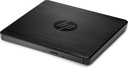 HP External USB DVDRW Drive. Product colour: Black. Purpose: Notebook, Optical drive type: DVD RW, Interface: USB 2.0. CD write speed: 24x, DVD+R write speed: 8x, CD rewrite speed: 24x. CD read speed: 24x, DVD-ROM read speed: 8x. Width: 144 mm, Depth: 137.5 mm, Height: 14 mm