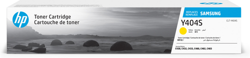 Samsung CLT-Y404S Yellow Original Toner Cartridge, 1000 pages, Jaune, 1 pièce(s)