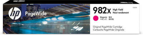 HP Cartouche d’encre magenta PageWide 982X grande capacité authentique, Magenta, 1 pièce(s)