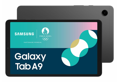 Samsung Galaxy Tab A9, 22,1 cm (8.7”), 128 Go, 4 Go, 2 GHz, Graphite