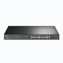 TP-Link TL-SG1218MP, Non-géré, Gigabit Ethernet (10/100/1000), Full duplex, Connexion Ethernet, supportant l'alimentation via ce port (PoE), Grille de montage, 1U