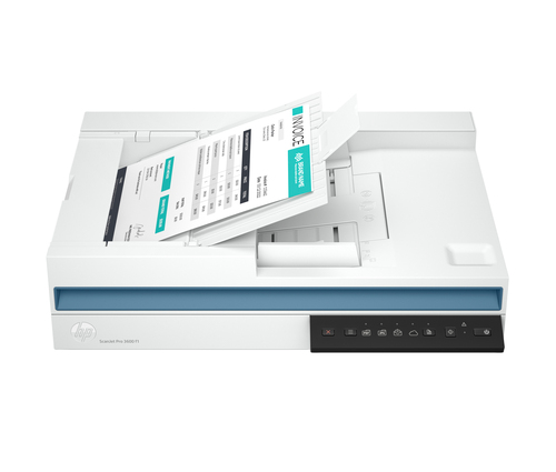 HP ScanJet Pro 3600 f1, 216 x 297 mm, 1200 x 1200 DPI, 30 ppm, 30 ppm, 30 ppm, Scanner à plat et chargeur automatique