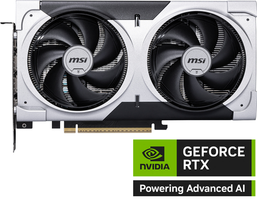 MSI GeForce RTX 5060 TI 8G VENTUS 2X OC PLUS, GeForce RTX 5060 Ti, 8 Go, GDDR7, 128 bit, PCI Express x16 5.0