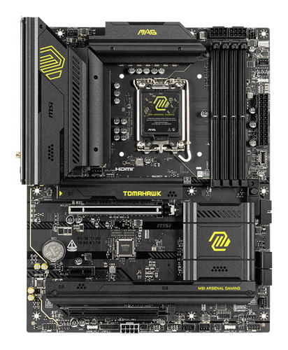 MSI MAG B860 TOMAHAWK WIFI, Intel, LGA 1851 (Socket V1), Intel Core Ultra (Series 2), LGA 1851, 256 Go, DDR5-SDRAM