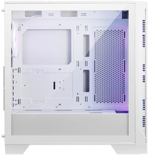 MSI MAG Forge 320R AIRFLOW, Micro Tower, PC, Blanc, micro ATX, Mini-ITX, Mesh, Plastique, Gaming