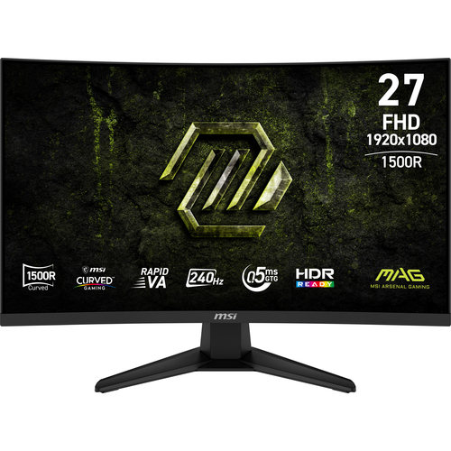 MSI MAG 275CF X24, 68,6 cm (27”), Full HD, LCD, 0,5 ms, Noir
