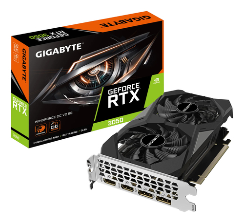 [GV-N3050WF2OCV2-6GD] GIGABYTE GeForce RTX 3050, 6 Go, GDDR6