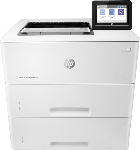 [1PV88A] HP LaserJet Enterprise M507x, Laser, 1200 x 1200 DPI, A4, 43 ppm, Impression recto-verso, Réseau prêt à l'usage