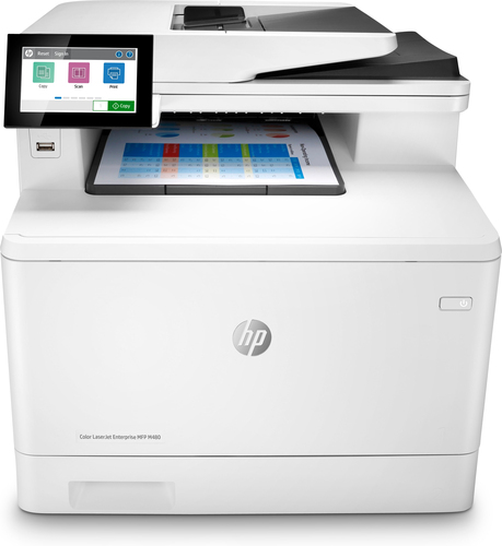 [3QA55A] HP Color LaserJet Enterprise Imprimante multifonction couleur LaserJet Enterprise M480f, Laser, Impression couleur, 600 x 600 DPI, A4, Impression directe, Blanc, Noir