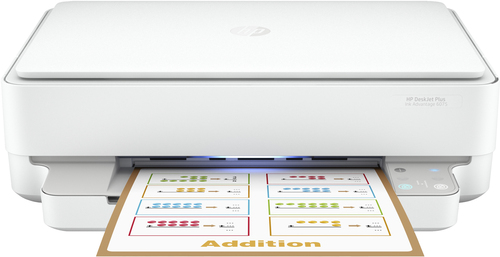 [5SE22C] HP DeskJet Plus Ink Advantage 6075 All-in-One Printer, A jet d'encre thermique, Impression couleur, 4800 x 1200 DPI, Copie couleur, A4, Blanc