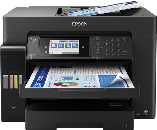 [C11CH71403] Epson EcoTank L15160, Jet d'encre, Impression couleur, 4800 x 1200 DPI, A3+, Impression directe, Noir