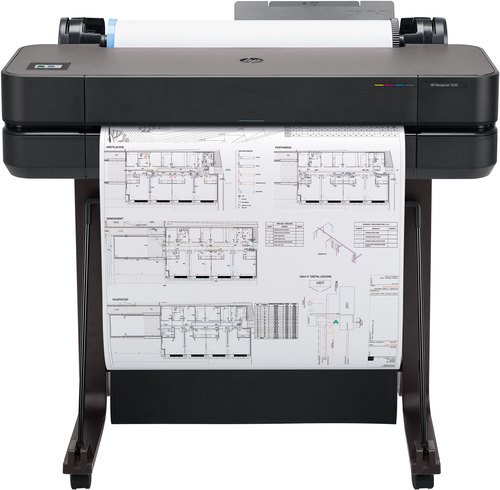[5HB09A] HP Designjet Imprimante T630 24 pouces, A jet d'encre thermique, 2400 x 1200 DPI, CALS G4, HP-GL/2, HP-RTL, JPEG, URF, Noir, Cyan, Magenta, Jaune, 610 x 1897 mm, papier bond, Papier enduit, Papier rigide, Papier recyclé
