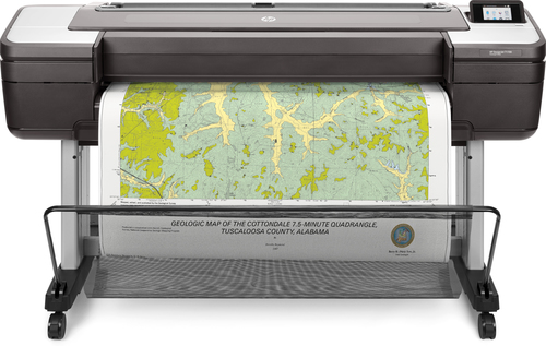 [W6B55A] HP Designjet Imprimante T1700 44 pouces, A jet d'encre thermique, 2400 x 1200 DPI, HP-GL/2, TIFF, URF, Cyan, Gris, Magenta, Noir mat, Photo noire, Jaune, 116 pph, 0,1%