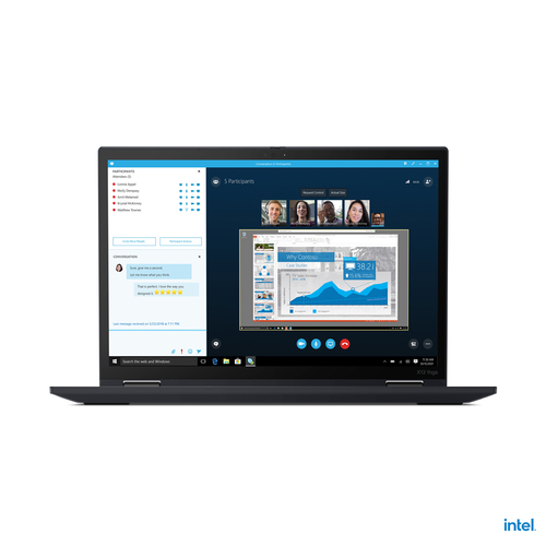 [20W8003HFR] Lenovo ThinkPad X13 Yoga, Intel® Core™ i5, 33,8 cm (13.3”), 8 Go, 512 Go, Windows 10 Pro