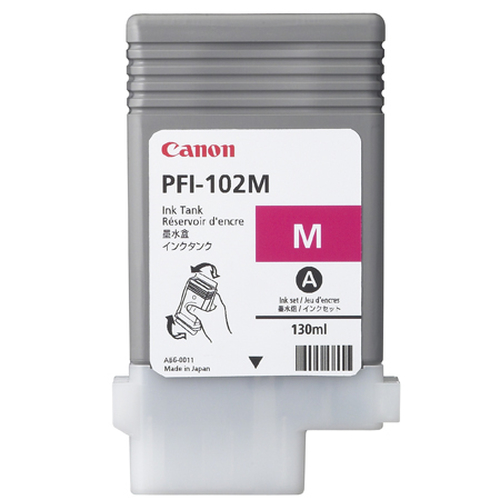 [0897B001AA] Canon PFI-102M, Magenta, Encre à pigments, 130 ml, 1 pièce(s)