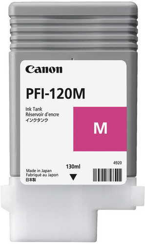 [2887C001AA] Canon PFI-120M, Magenta, Encre à pigments, 130 ml, 1 pièce(s), Paquet unique
