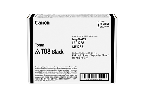 [3010C006] Canon TONER T08 BLACK, 11000 pages, Noir, 1 pièce(s)