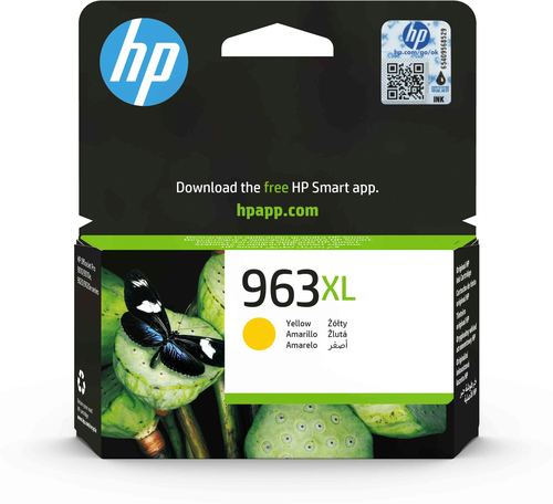 [3JA29AE] HP 963XL High Yield Yellow Original Ink Cartridge, Rendement élevé (XL), Jaune, Encre à pigments, 22,92 ml, 1 pièce(s), 1600 pages