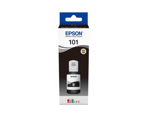 [C13T03V14A] Epson 101 EcoTank Black, Noir, Encre à pigments, 127 ml, 1 pièce(s)