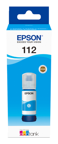 [C13T06C24A] Epson EcoTank 112, Pigment cyan, Epson, L5160, L5150, 6000 pages, 70 ml, 1 pièce(s)
