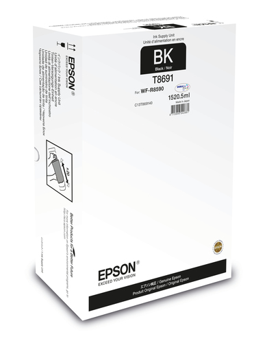 [C13T869140] Epson T8691 XXL, Rendement extra (super) élevé, Noir, Encre à pigments, 1520,5 ml, 1 pièce(s)